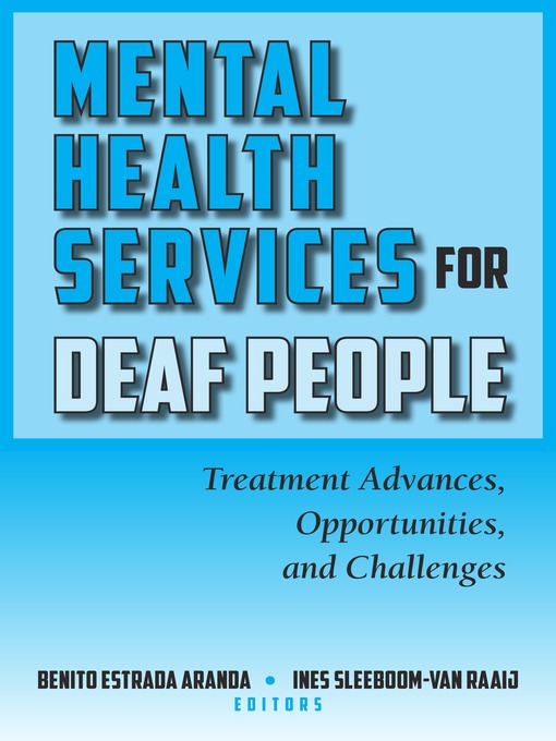 Title details for Mental Health Services for Deaf People by Benito Estrada Aranda - Wait list